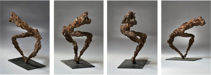 Abstract Bronze Nude III