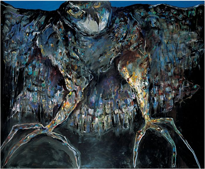 Painting by Gail Catlin