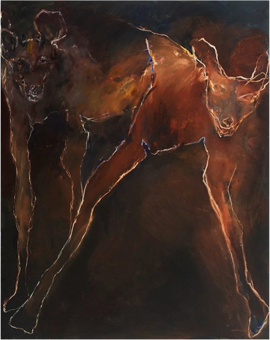 Painting by Gail Catlin