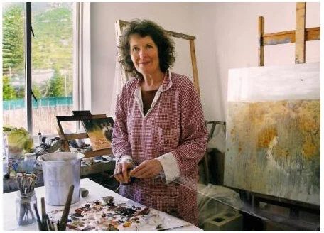 Gail Catlin in her studio