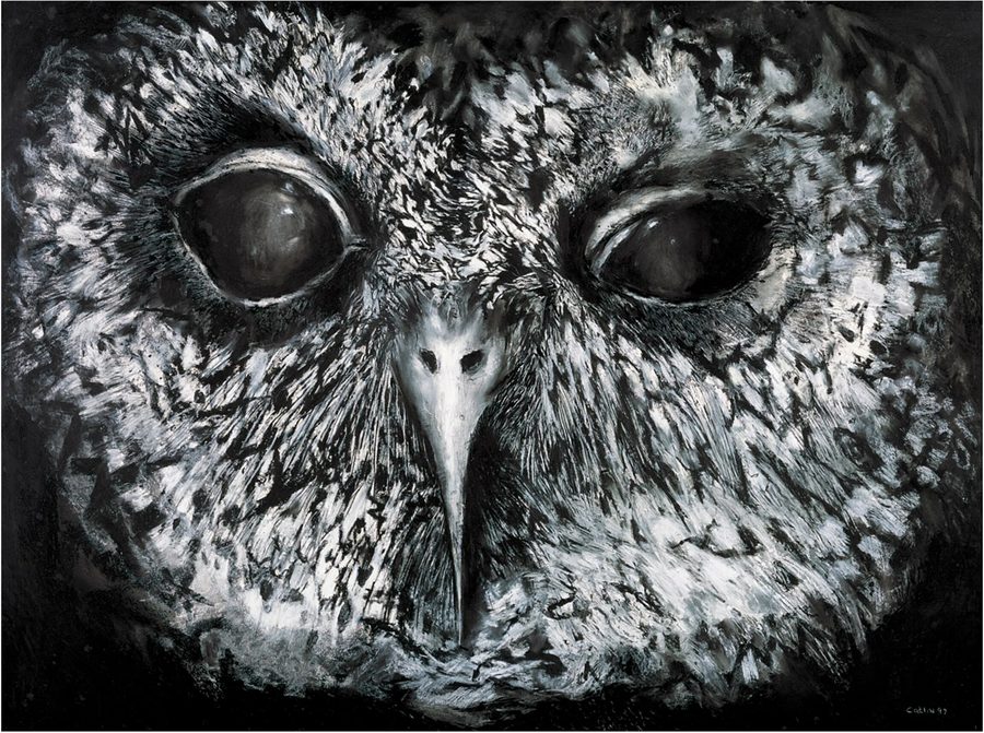 Liquid crystal painting by Gail Catlin